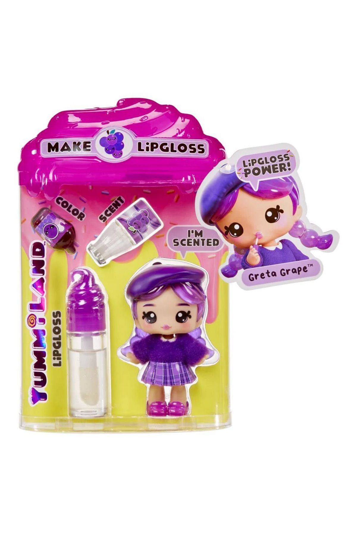 Tower Toys MGA Yummiland Callie Birthday Cake Bebeği ve Dudak Parlatıcısı 120704