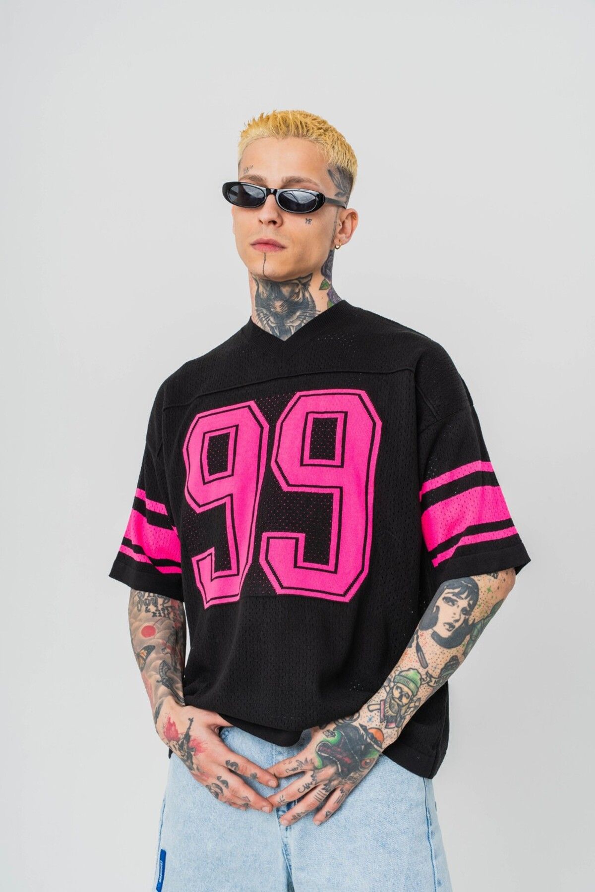 go gang own 99 Knit Oversize Triko T-shirt