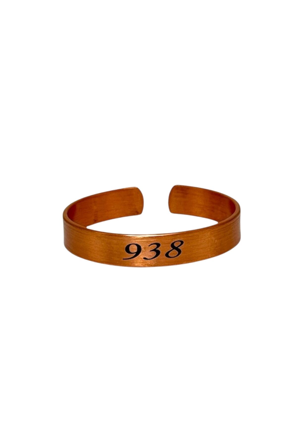 otantik takı Bakır Bileklik Sayı Sekanslı (Aşk) / 938