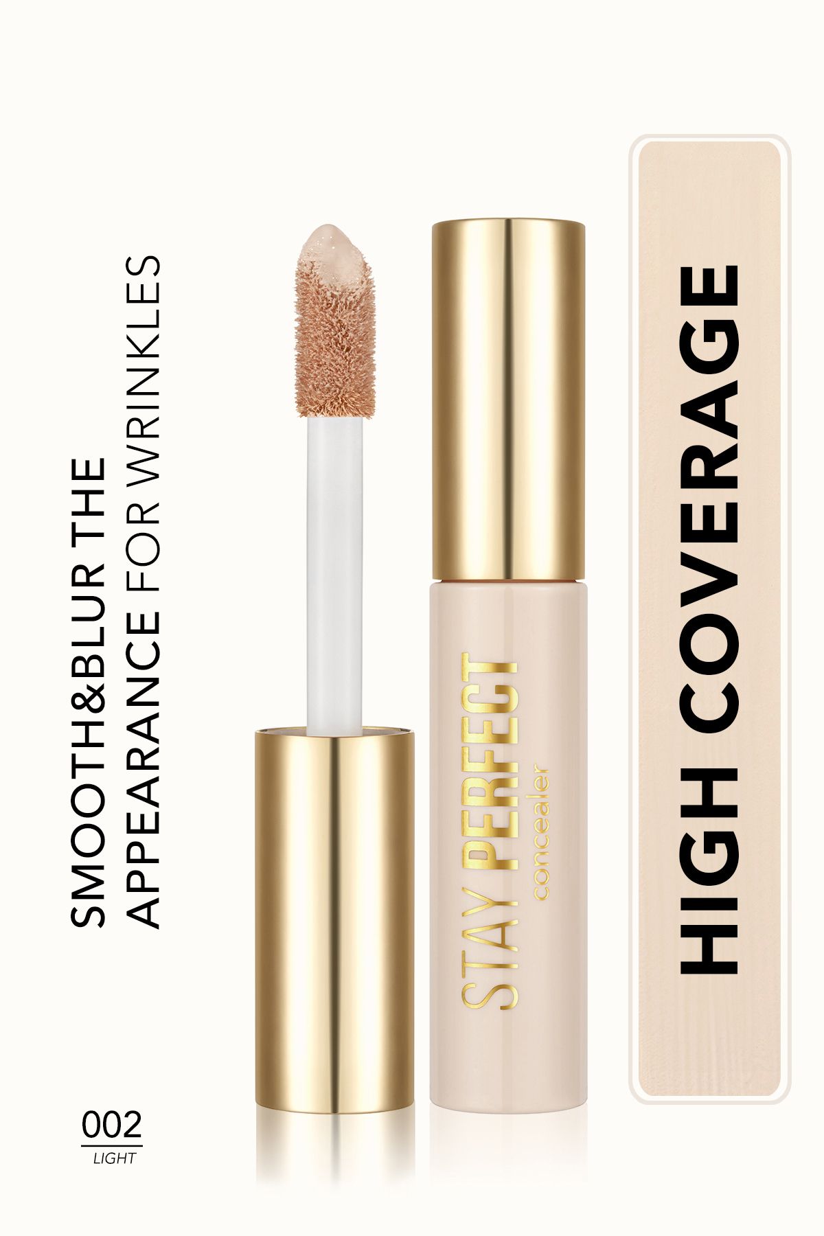 Flormar-Stay Perfect Concealer 002 Light - New 1