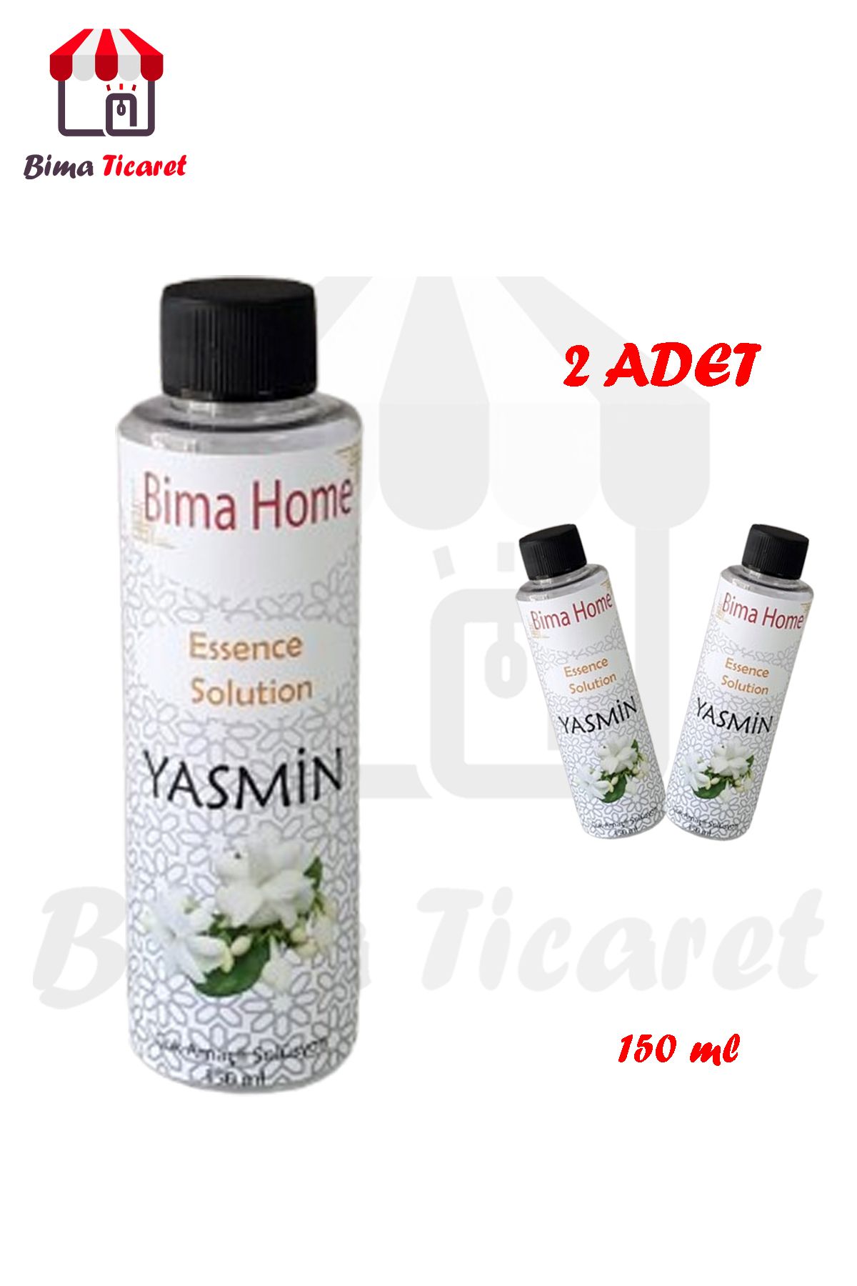 Bima Ticaret Orijinal 2 adet Geniş Alan Kokulandırma Makinesi Parfümü (Yasmin)
