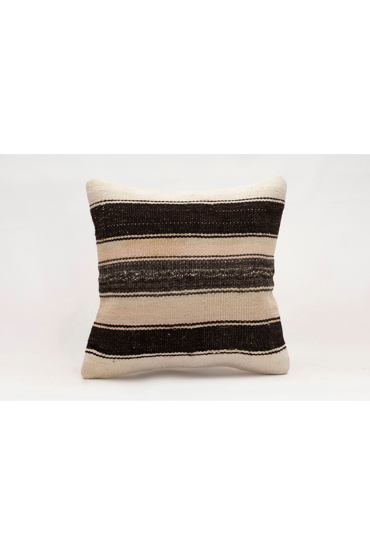 Kilim Whole Sale El Yapımı Kilim'den Yapılmış Vintage Kırlent Kılıfı, Yün, 40x40 Cm