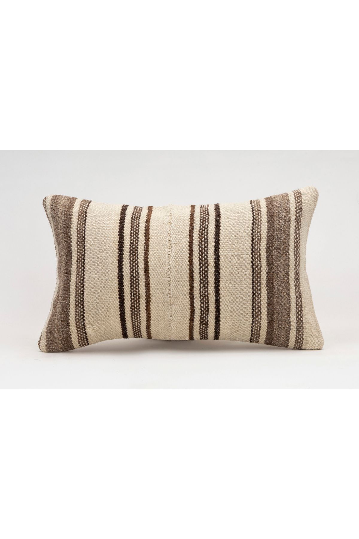 Kilim Whole Sale El Yapımı Kilim'den Yapılmış Vintage Kırlent Kılıfı, Yün, 30x50 Cm