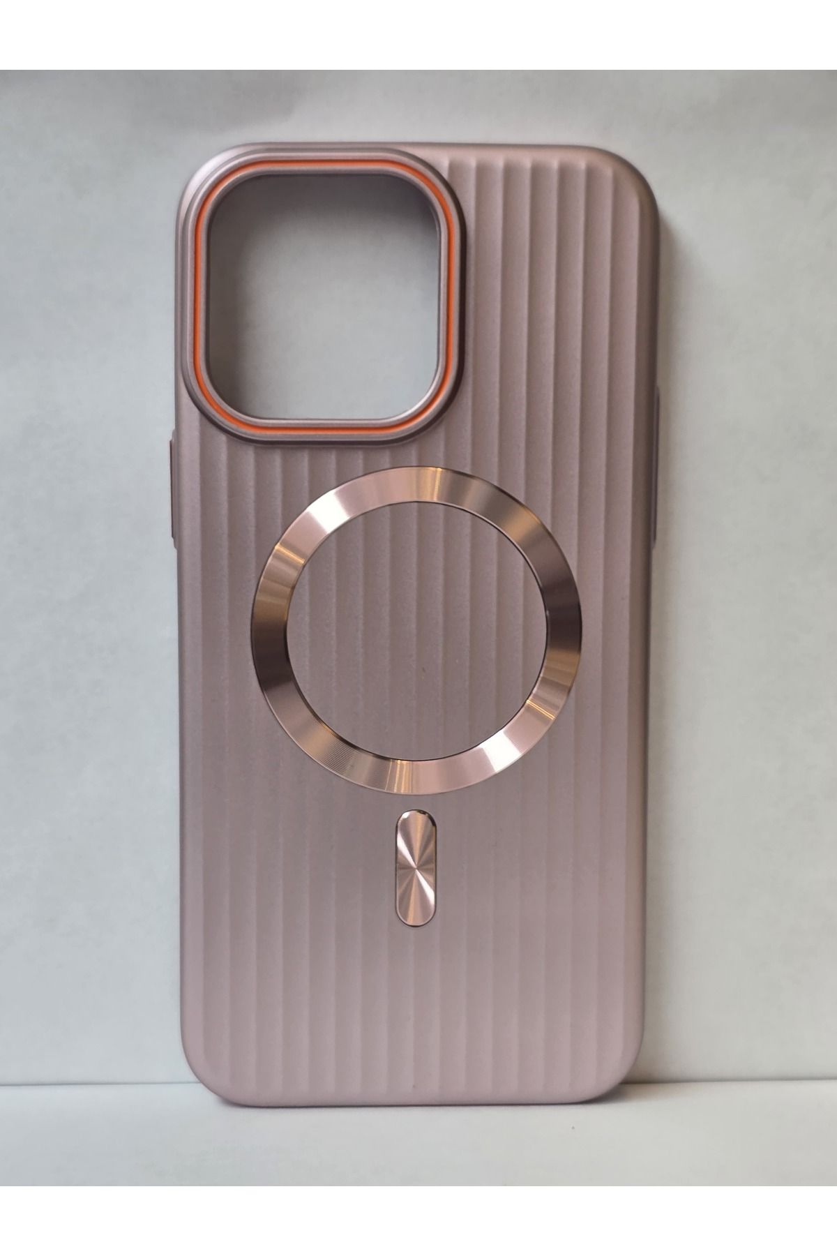 FATÖZ ACCESSORY iPhone 14 Pro Max Uyumlu Dikey Çizgili MagSafe Kılıf