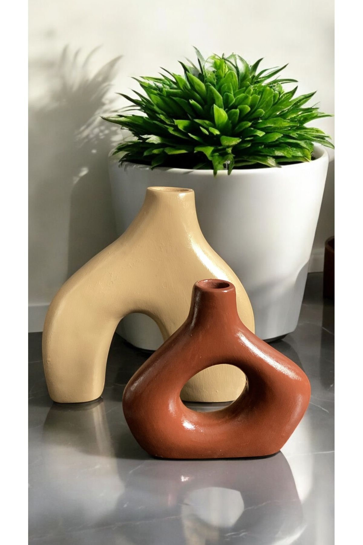 Home İskandinav 2’li Vazo Seti, Modern Tasarım
