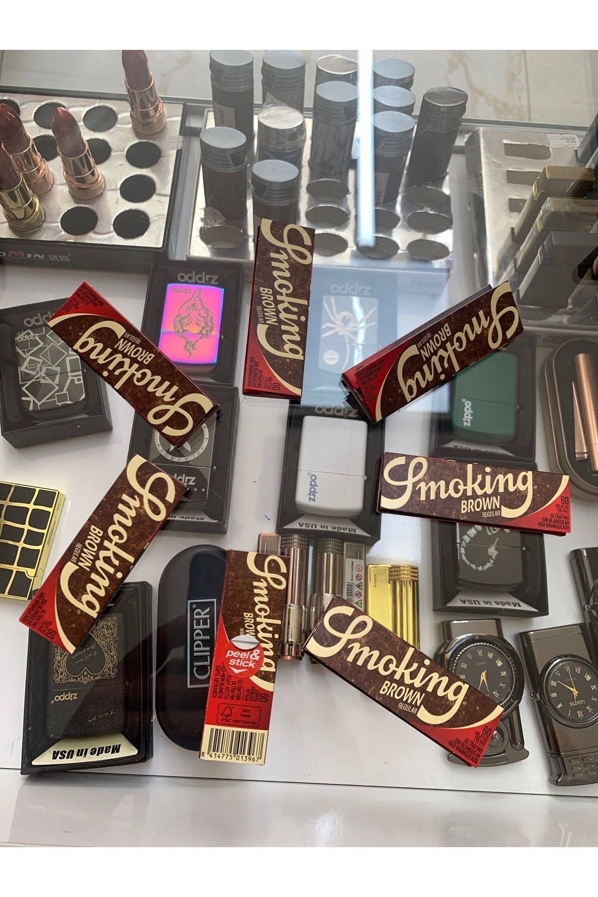smoking 6 lı Brown 60 yaprak doğal kağıt