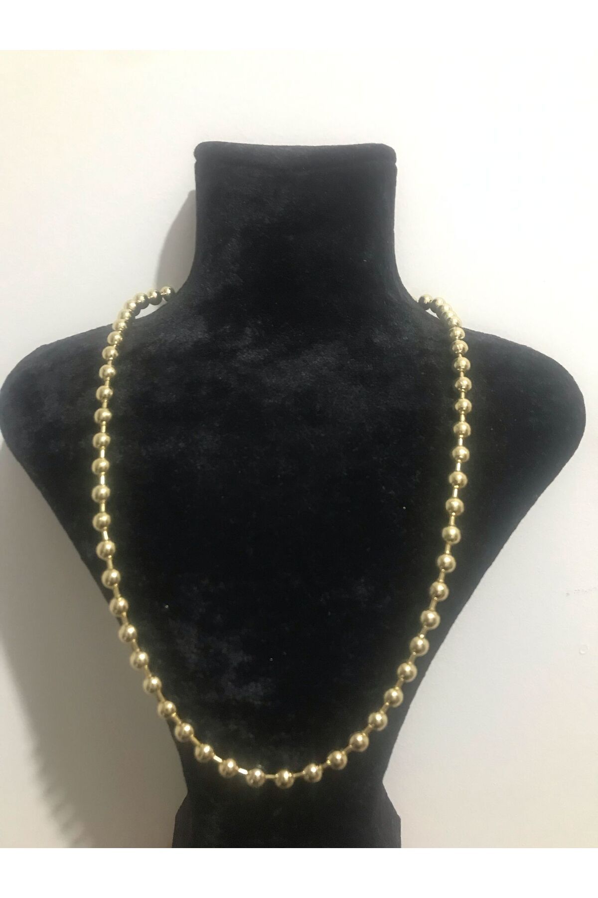 shop PASLANMAZ ÇELİK DORİKA MODEL GOLD KISA KARARMAZ KOLYE