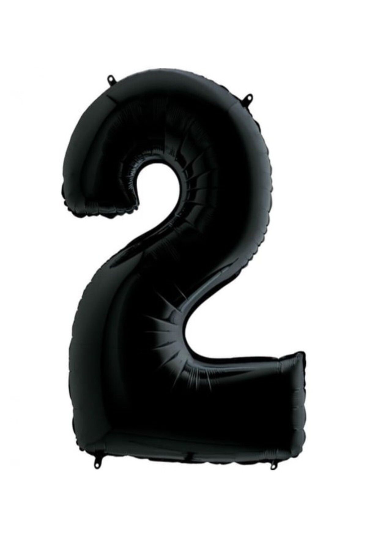 party mix Siyah Mat Rakam Folyo Balon 70 cm – Parti & Doğum Günü Süsleme - Rakam Balon