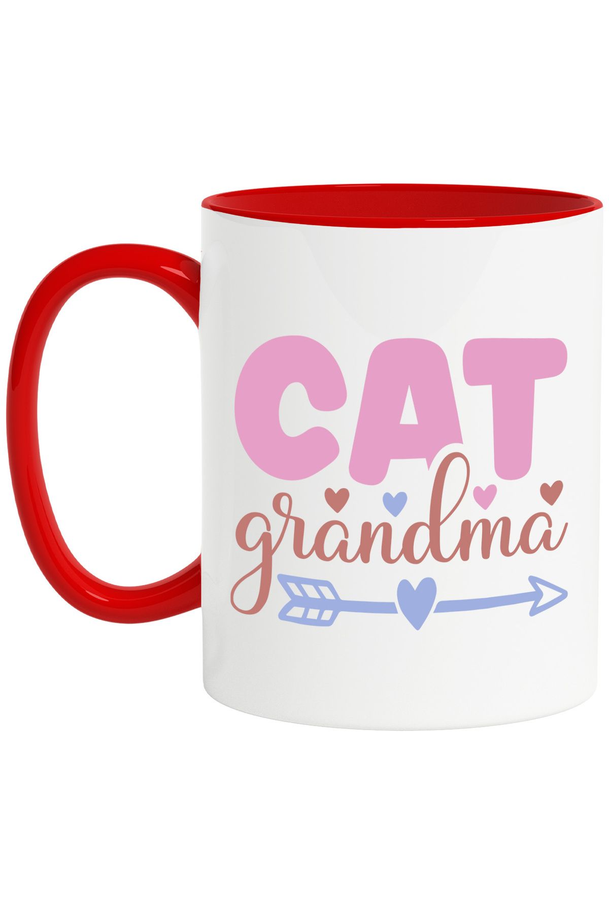 StoryGift Romania-Heart mug for a grandma who raises cats - pets, With,STG. 1