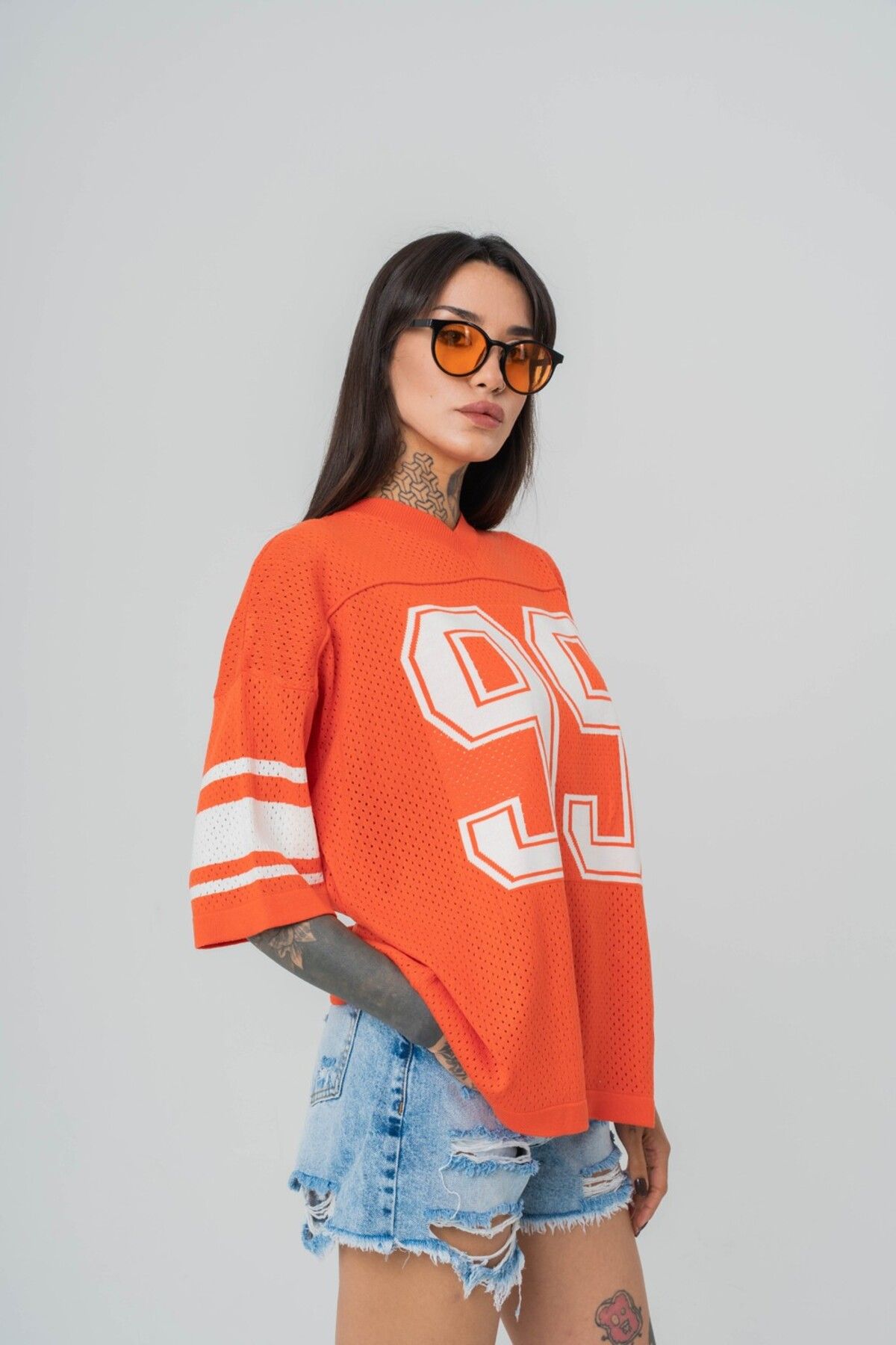 go gang own 99 Knit Oversize Triko T-shirt
