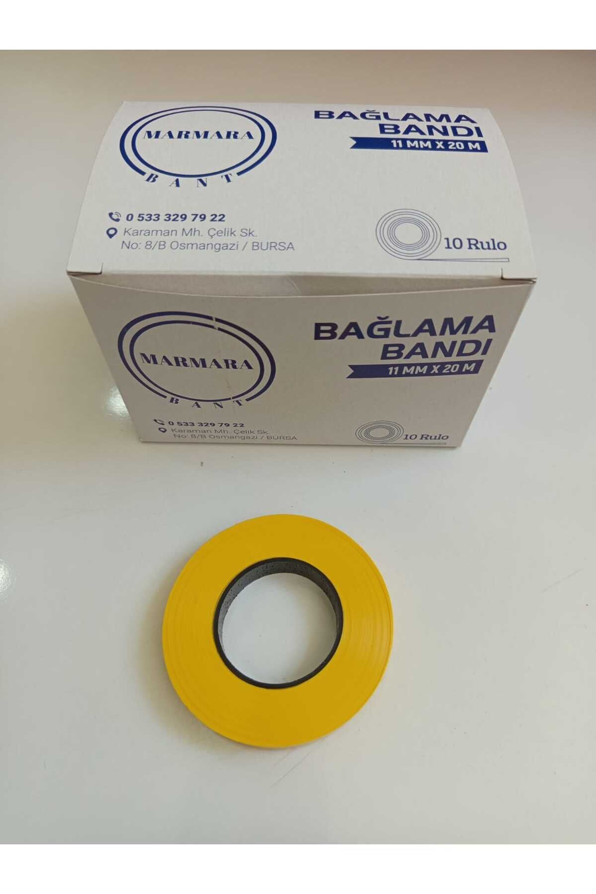 MARMARA FİDAN MALZEMELERİ Fidan Bağlama Bandı Sarı (10 Paket)
