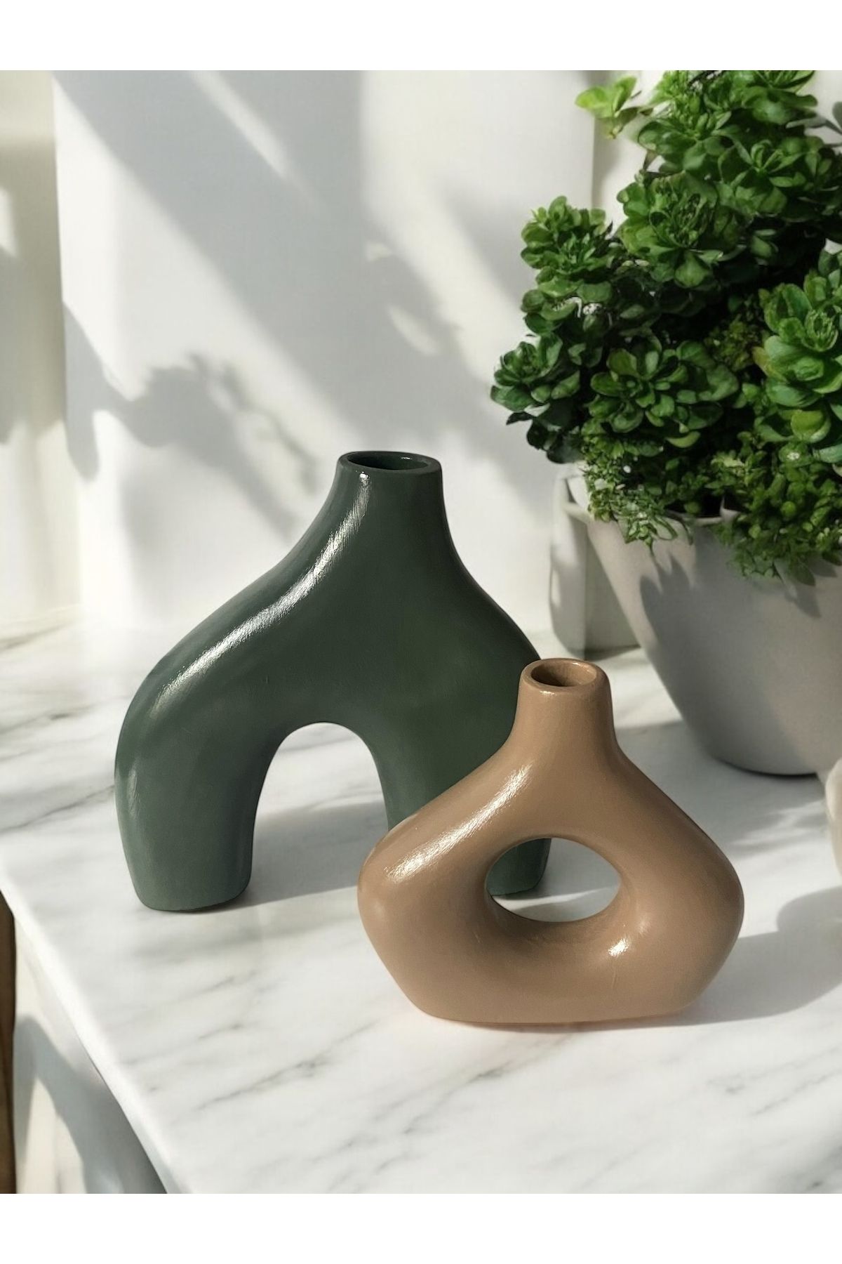 Home İskandinav 2’li Vazo Seti, Modern Tasarım