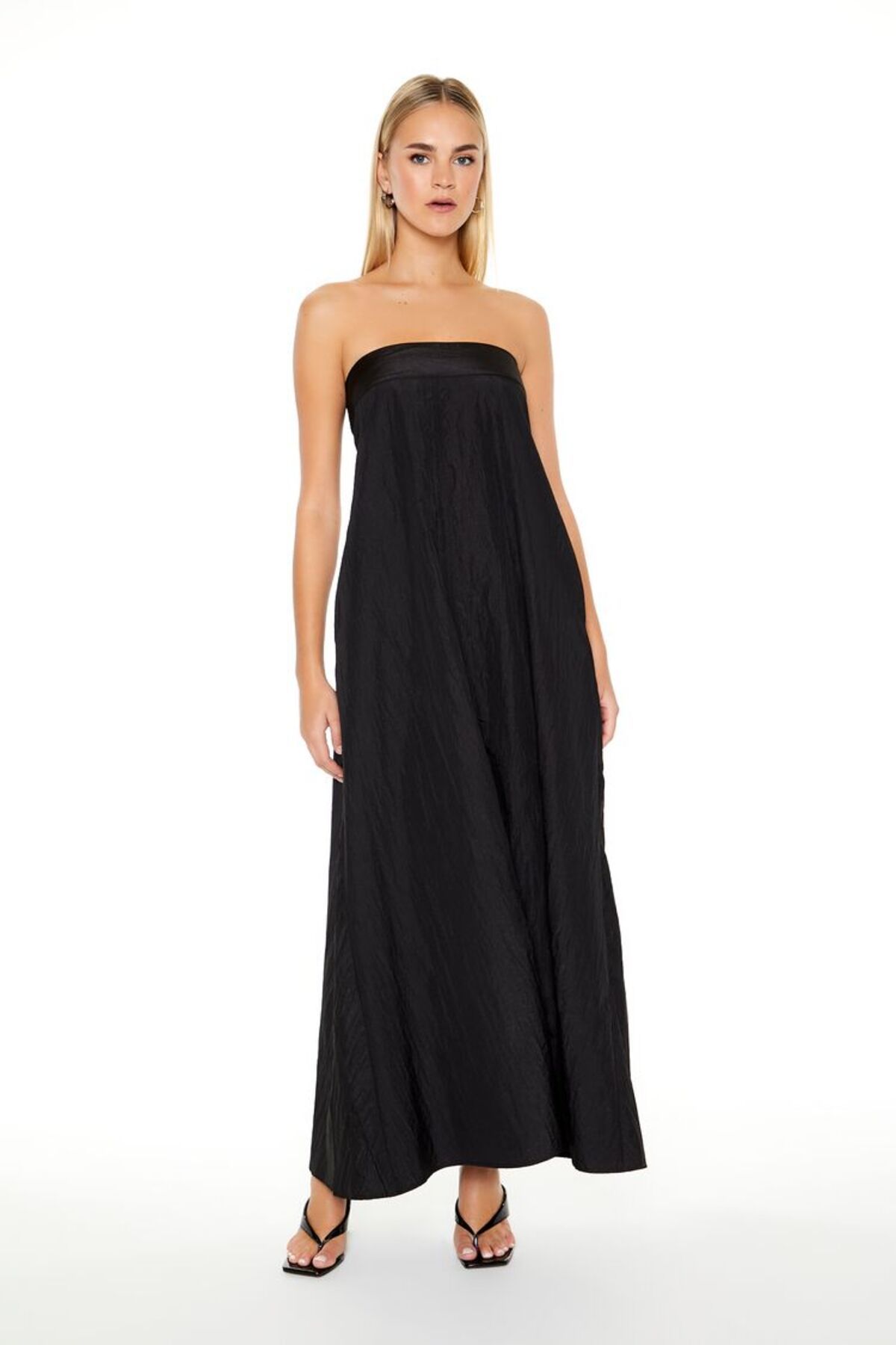 Forever 21 Straplez Yaka Maxi Elbise