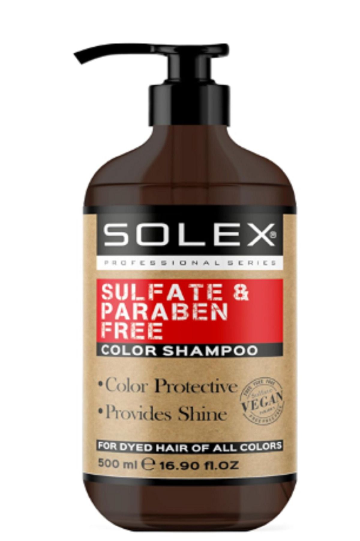 Solex Sülfatsız Parabensiz Boyalı Saçlar için Renk Koruyucu Şampuan 500 ML