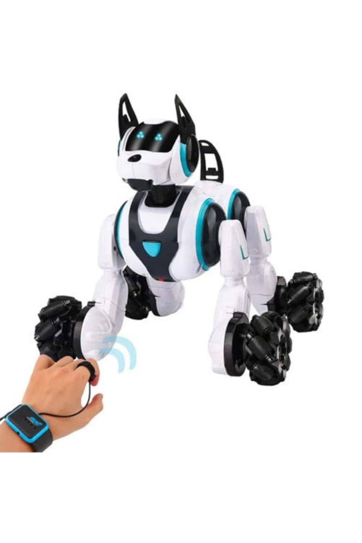 iUni-Dog Intelligent Robot controllable by gestures and remote control iUni 800A, 360° rotation, White 6