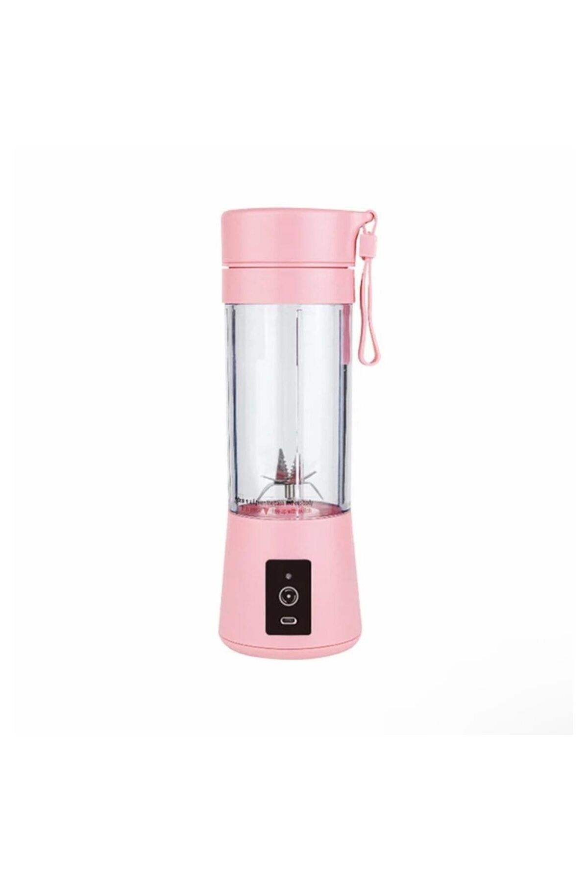 MACVI Mini Blender Electric Macvi ,75 W,1x Usb, 380 Ml, Roz - One Size