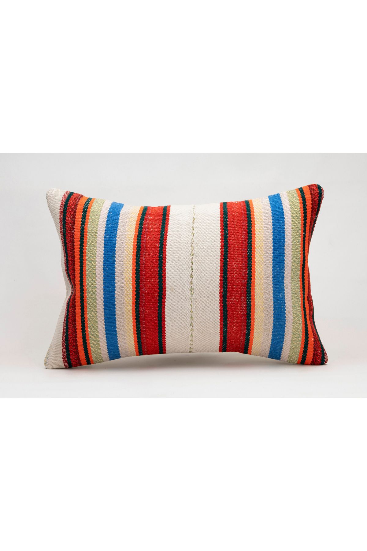 Kilim Whole Sale El Yapımı Kilim'den Yapılmış Vintage Yastık Kırlent Kılıfı, 40x60 cm