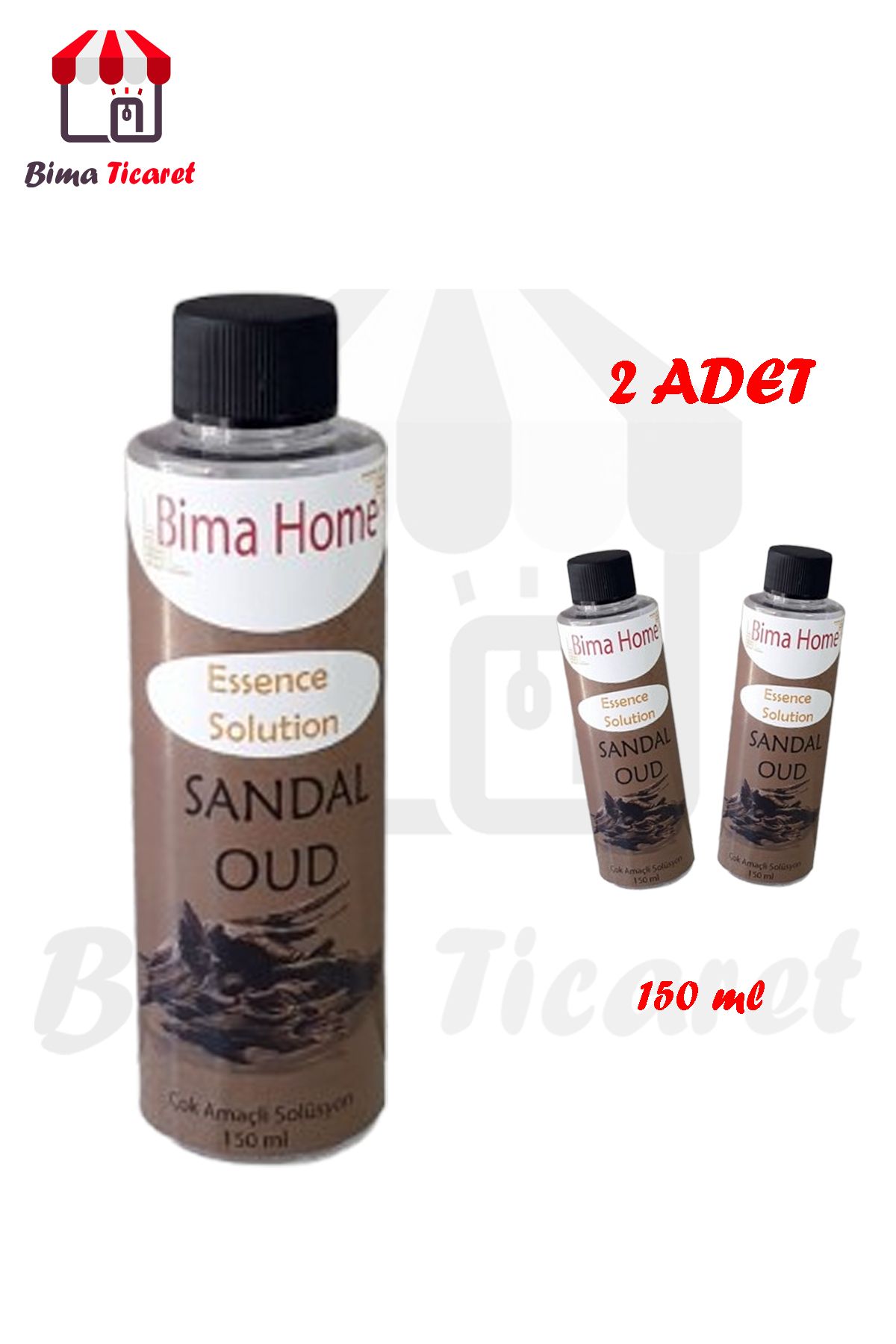 Bima Ticaret Orijinal 2 adet Geniş Alan Kokulandırma Makinesi Parfümü (Sandal)