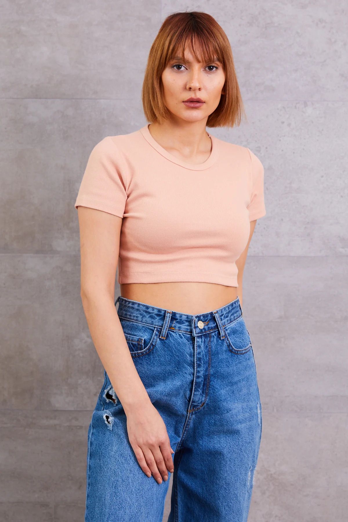 BERRU PAZARLAMA Fitilli Crop Body