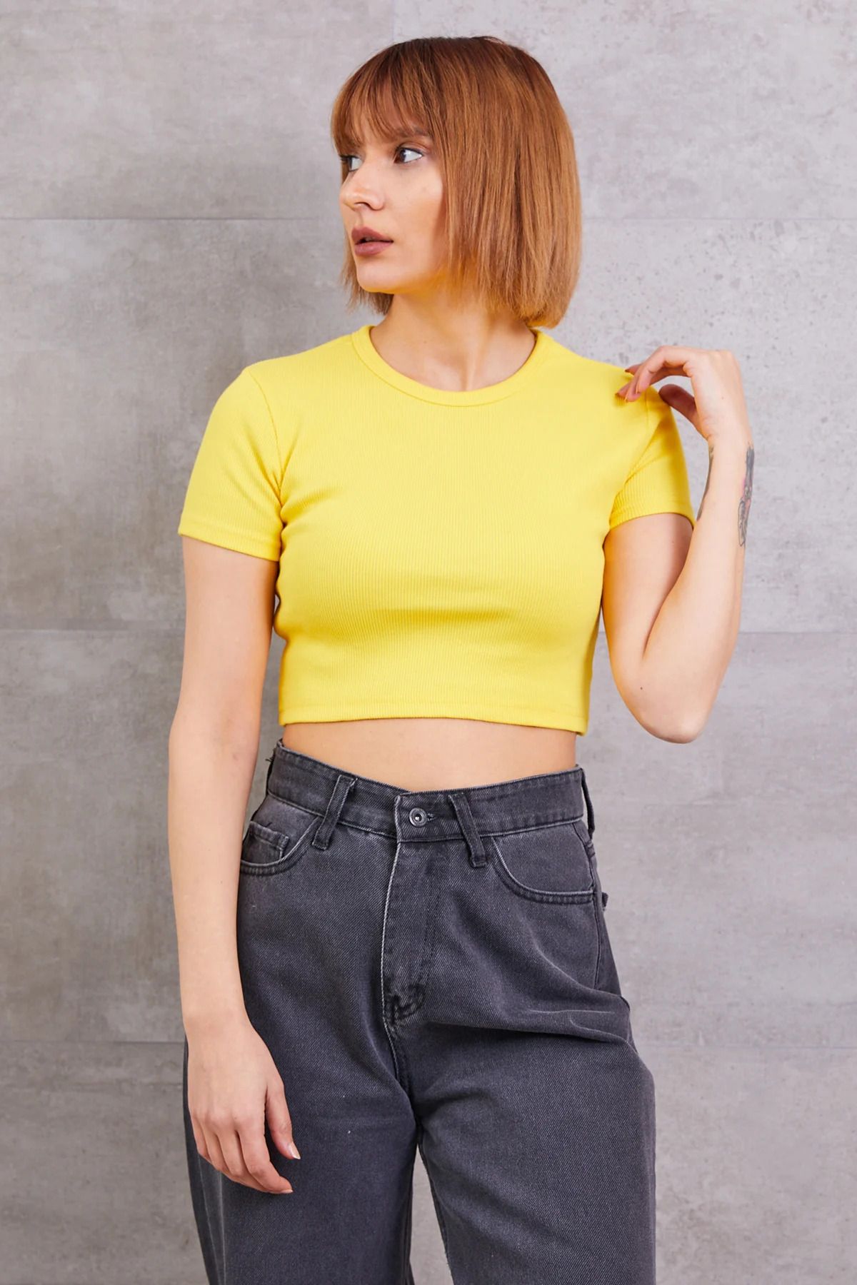 BERRU PAZARLAMA Fitilli Crop Body