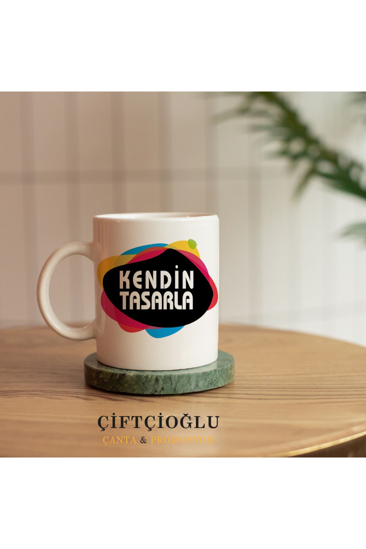 çiftçioğlu Kişiye Özel Kendin Tasarla 1. Sınıf Porselen Kupa Hediyelik