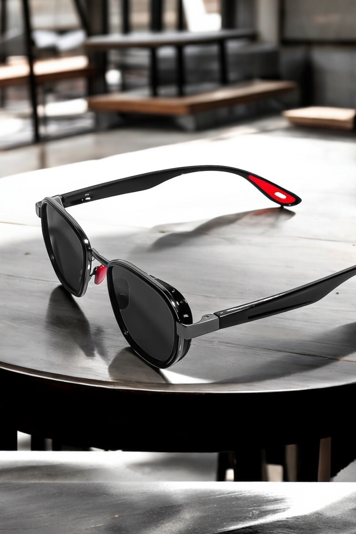 Roger Bacon  Siyah Erkek Güneş Gözlük Uv400 Koruma