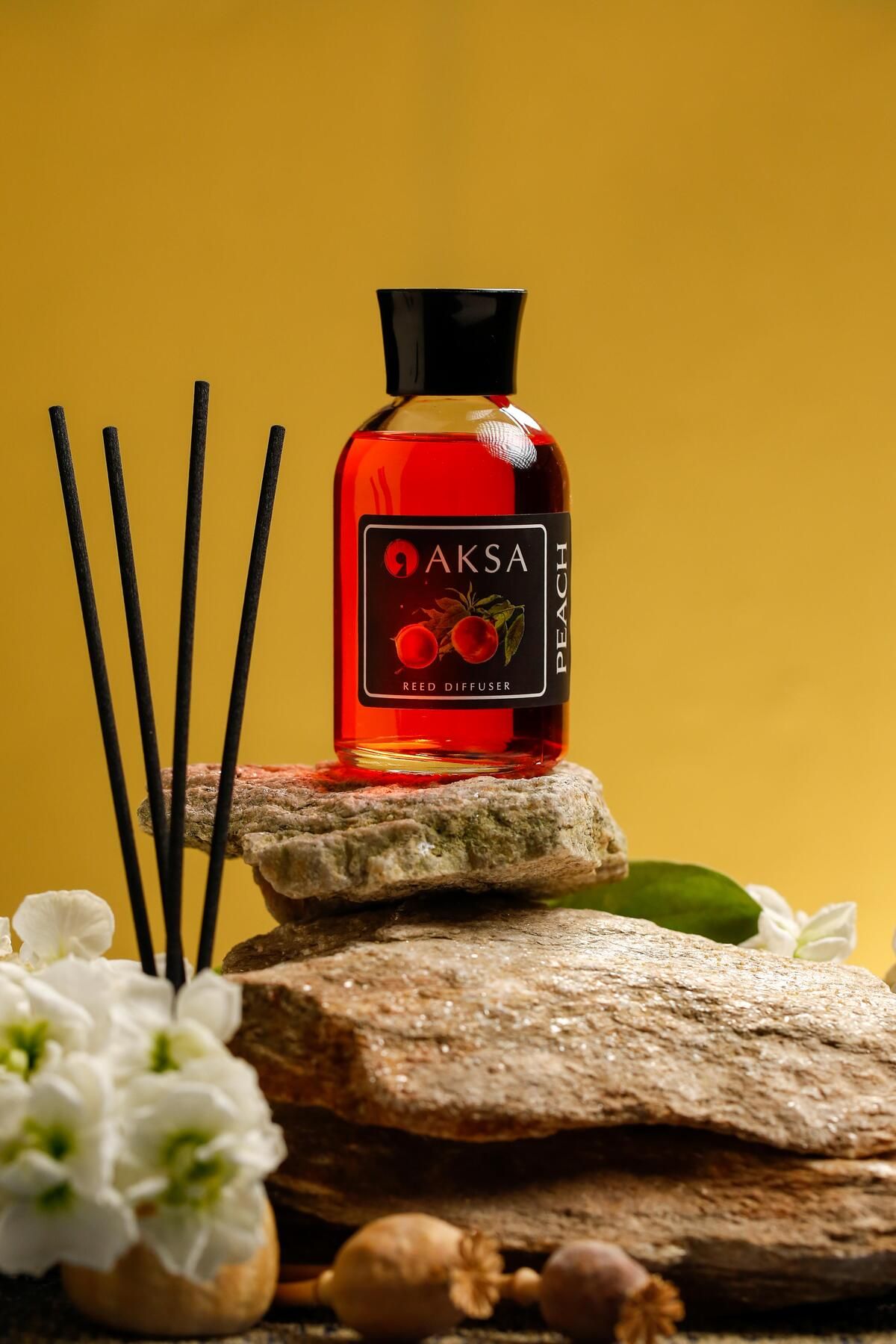 AKSA ESANS Bambu"Şeftali"Çubuklu Oda Kokusu 100 ml