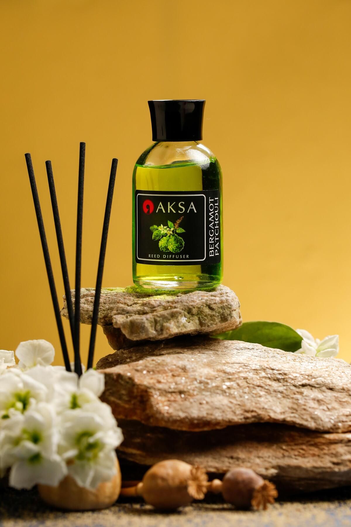 AKSA ESANS Bambu"Bergamot&Paçuli"Çubuklu Oda Kokusu 100 ml