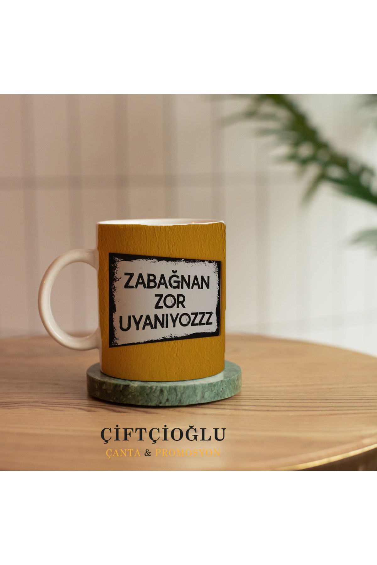 çiftçioğlu Kişiye Özel Baskılı PORSELEN Kupa-Hediyelik Beyaz 1. Sınıf Kupa