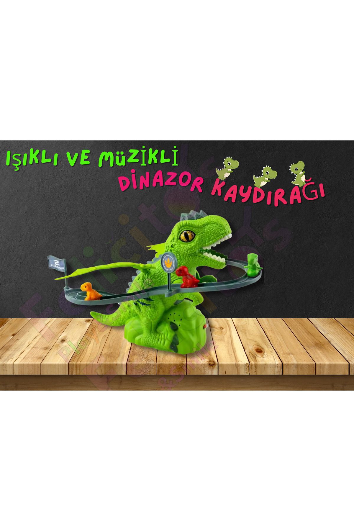 Duman Oyuncak Işikli Müzi̇kli̇ Di̇nazor Kaydiraği