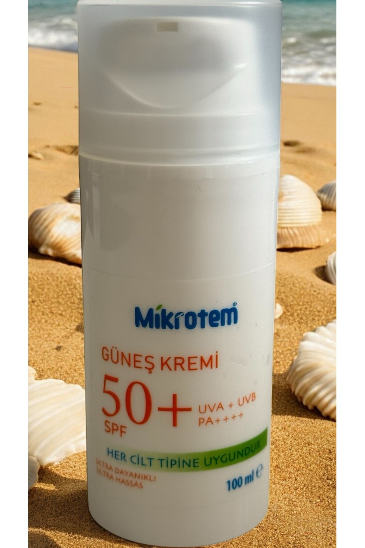 Mikrotem-Sunscreen Spf 50 Daily Use Facial Sunscreen for Normal and Mixed Skin 100ml 4