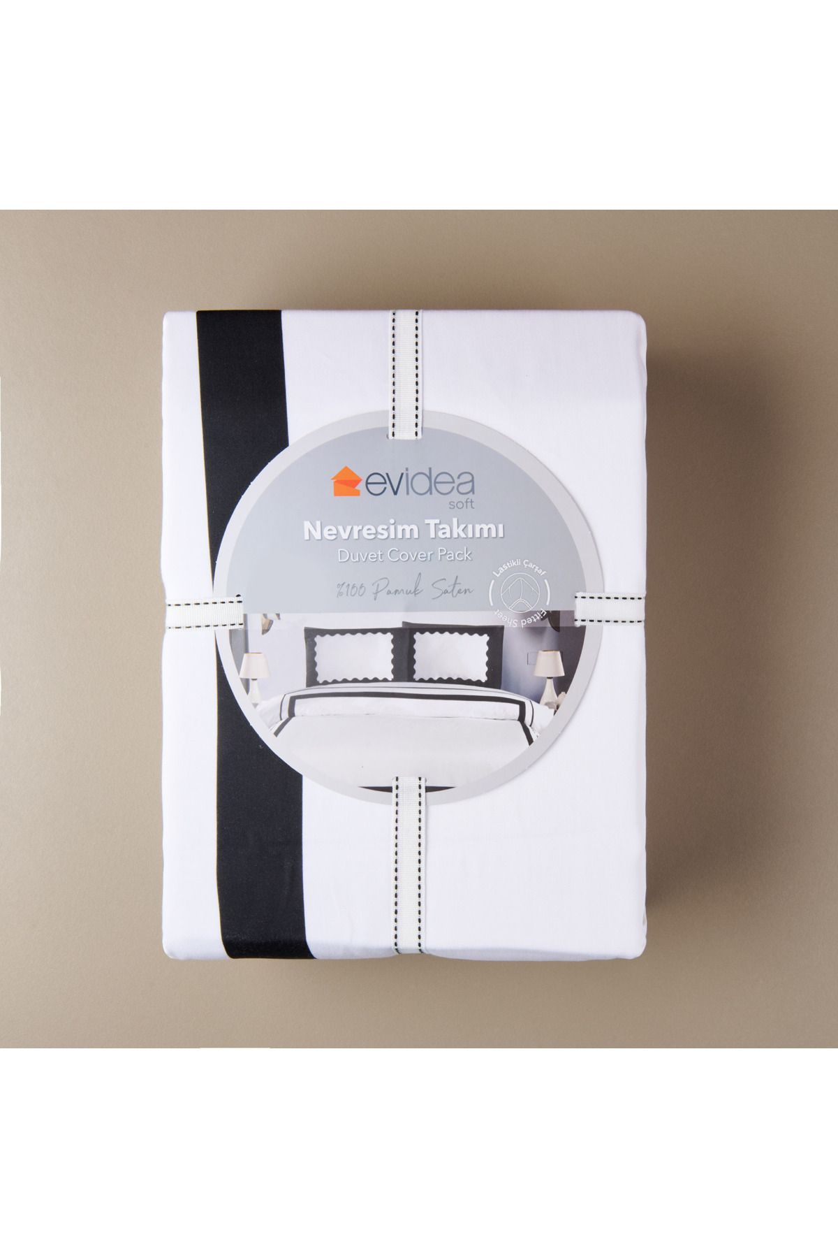 Evidea Soft Blanco Çift Kişilik Nevresim Takımı - Beyaz