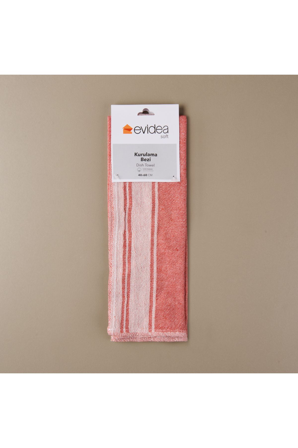 Evidea Soft Factory Kurulama Bezi - Kiremit - 40x60 cm