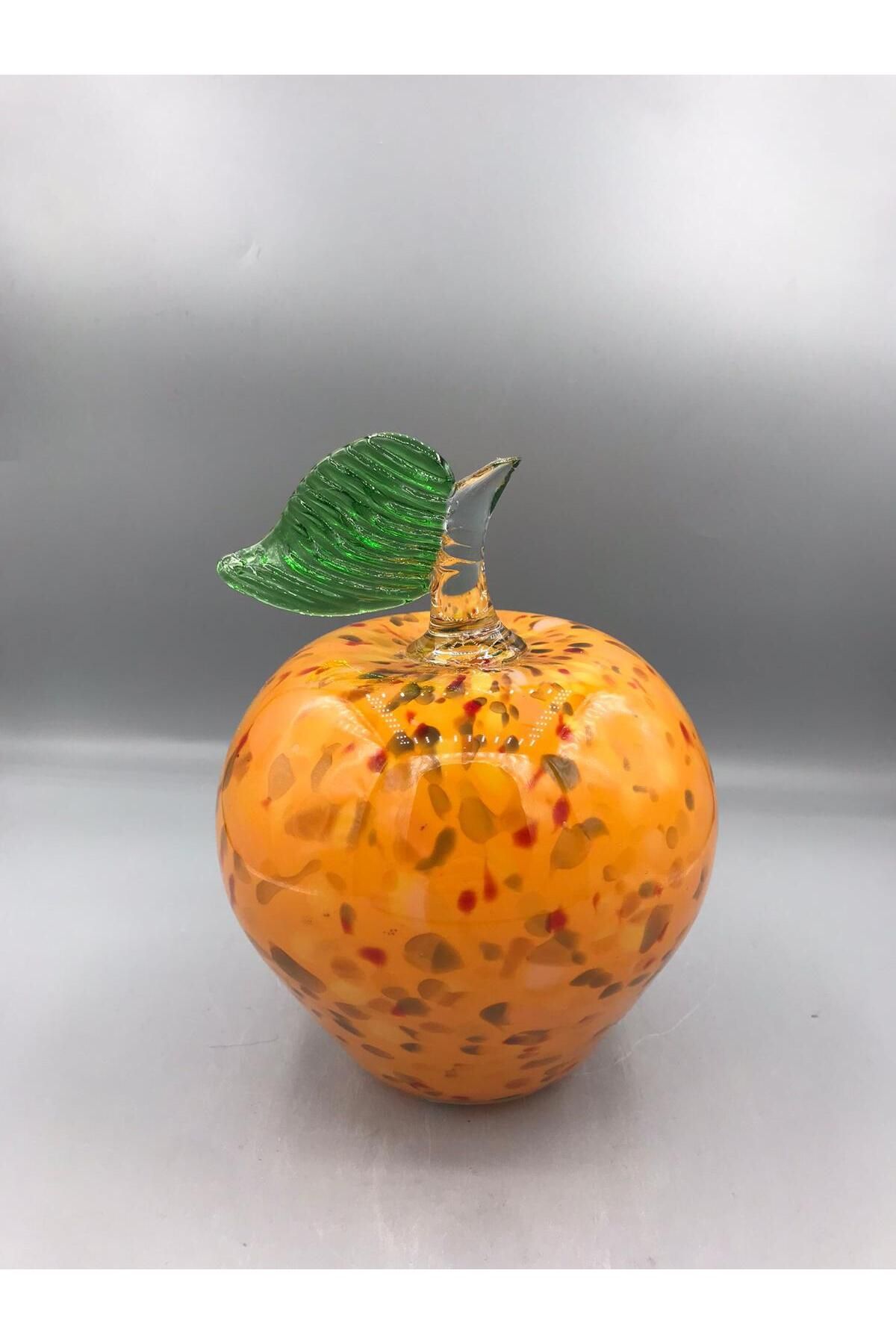 MeMy Design Murano Üfleme Cam Elma Biblo