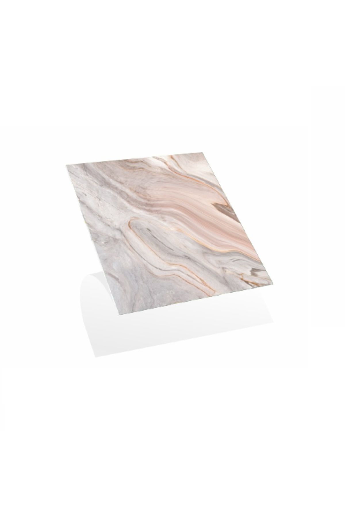 RiverWorld River World 4'lü Paket 30 cm x 30 cm Ebatında Antik Mermer Model PVC Duvar Karosu
