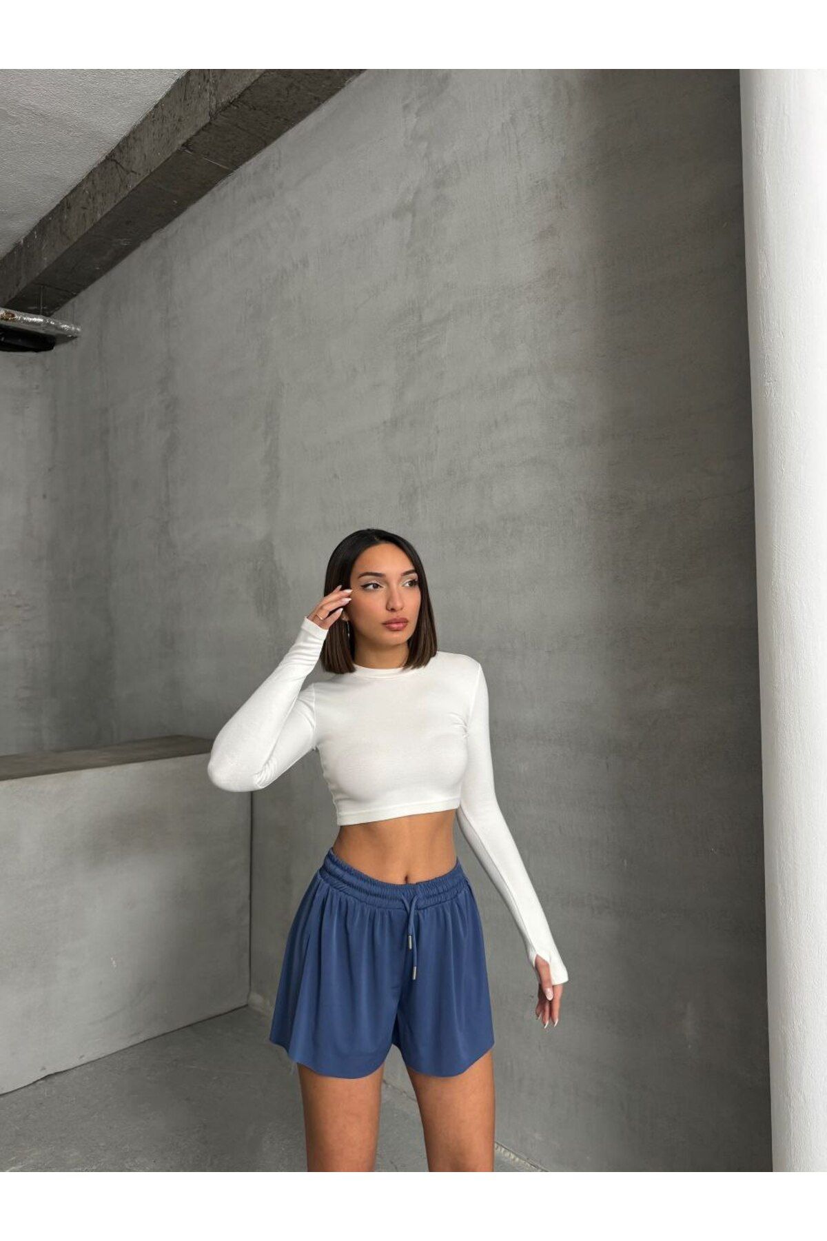 Pelit Moda Sandy Kumaş Şort