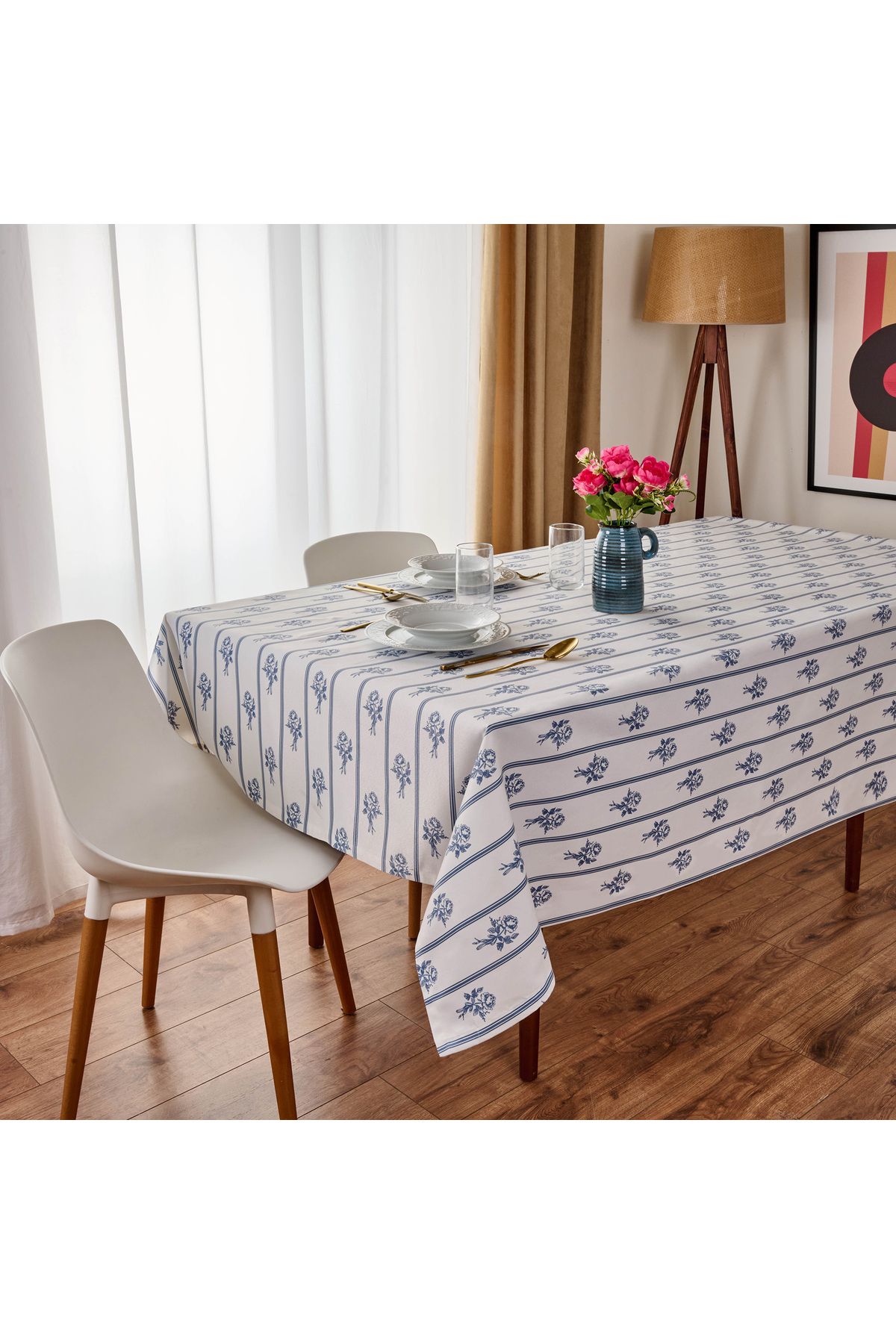 Evidea Soft Granny Summer Deni Masa Örtüsü - Ekru - 145x220 cm