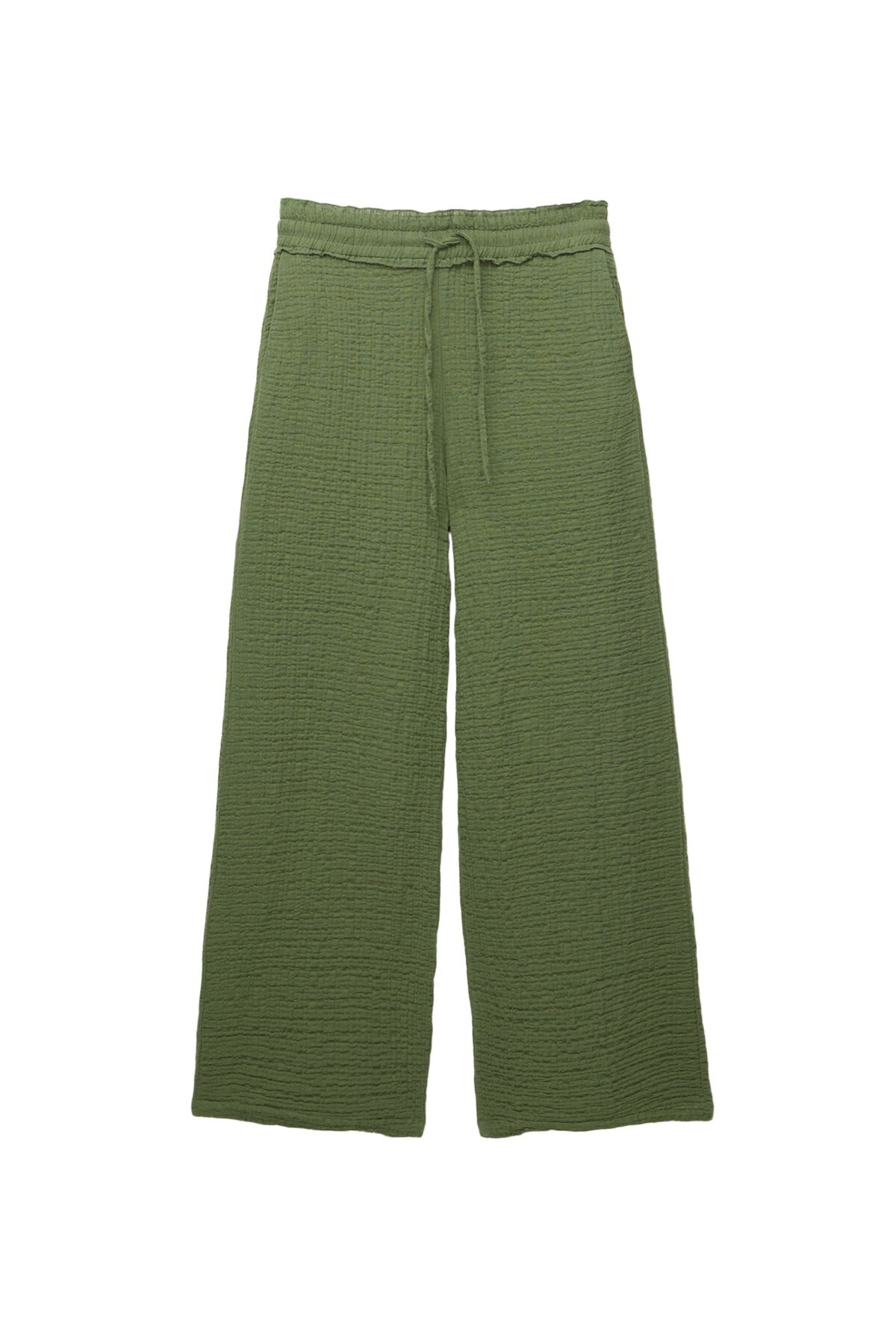 Pull & Bear-Rustic trousers with elasticated waistband 1