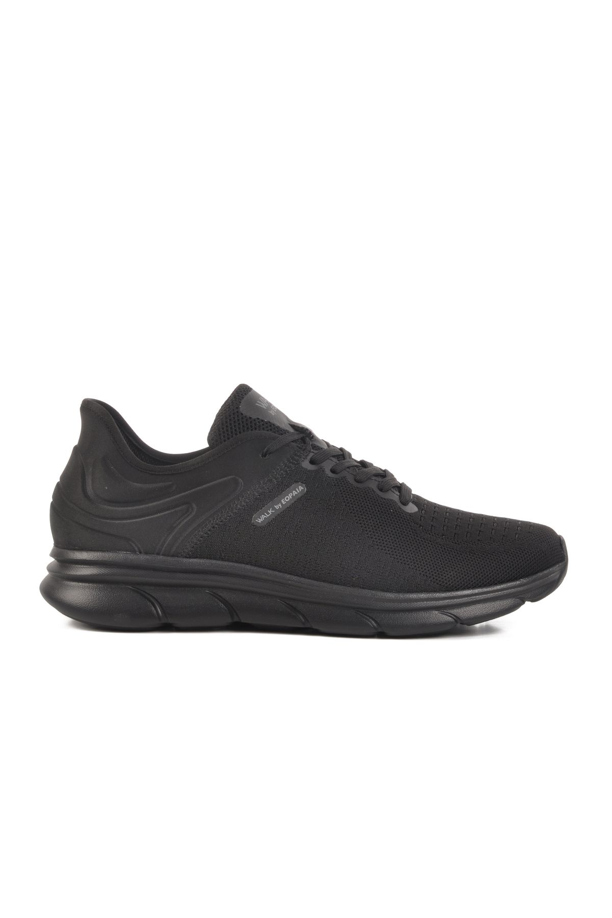 WALK Siyah Fileli Hafif Erkek Spor Ayakkabı U06E M