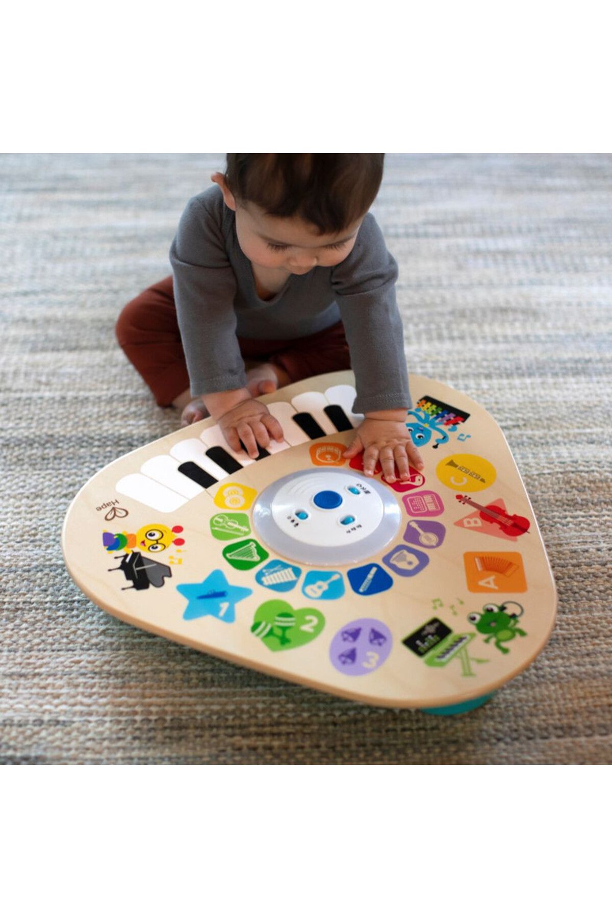 Baby Einstein-Clever Composer Tune Table Activity Toy by Hape – Age 6m+ 4
