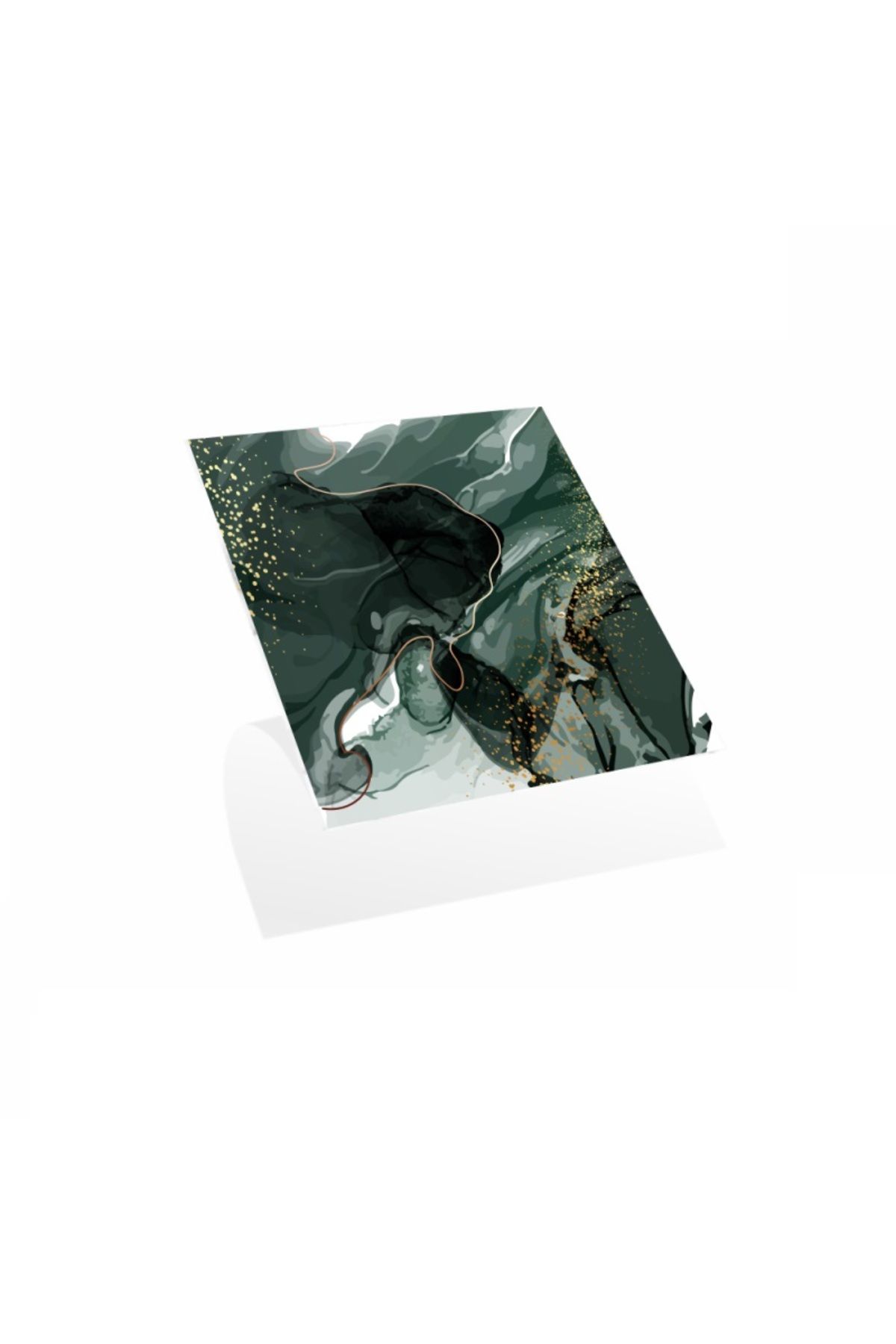RiverWorld River World 4'lü Paket 30 cm x 30 cm Ebatında Zümrüt Model PVC Duvar Karosu