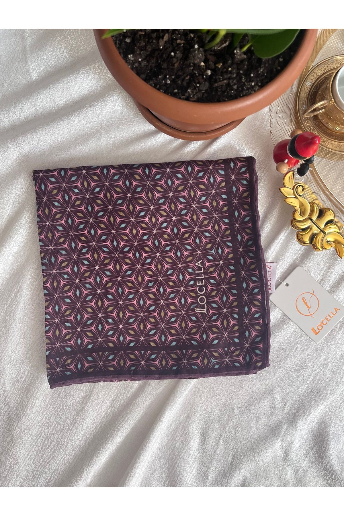 locella BYLORA SHOPPİNG Locella soft pamuk eşarp