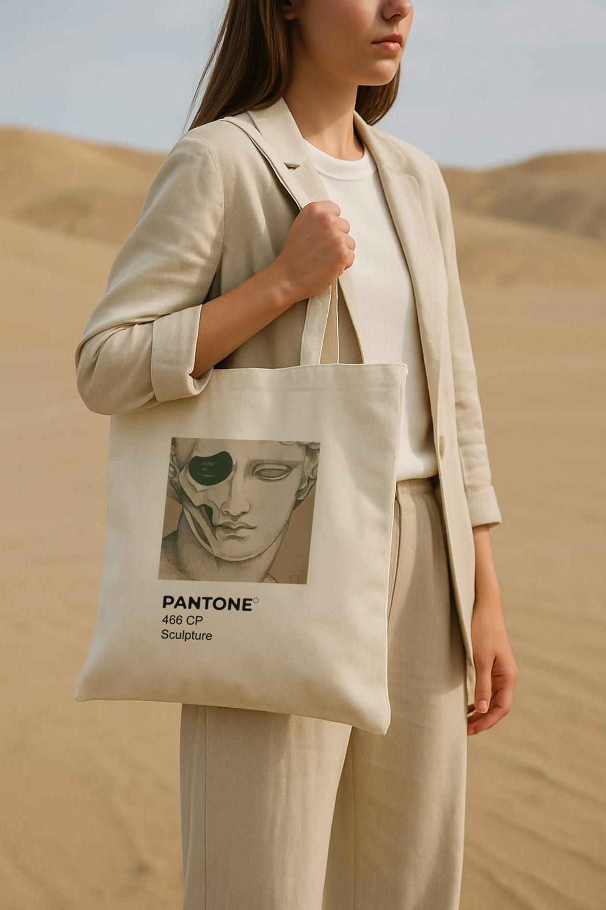 Çınar Bez Çanta Pantone Baskılı Ham Bez Çanta
