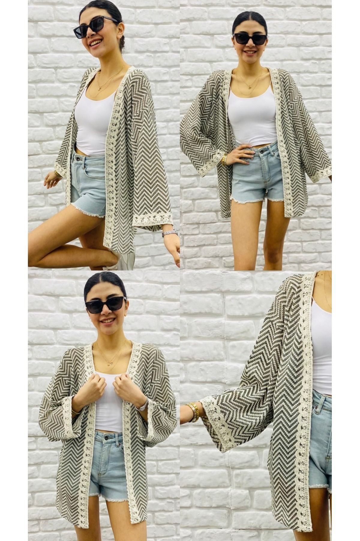 DESCARTES Otantik kimono ceket
