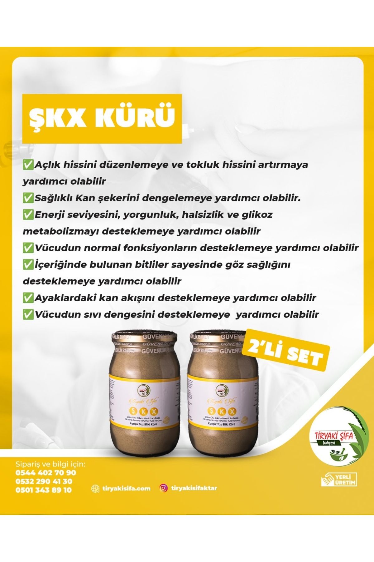 Tiryaki Şifa Bahçesi ŞKX Bitki Kürü