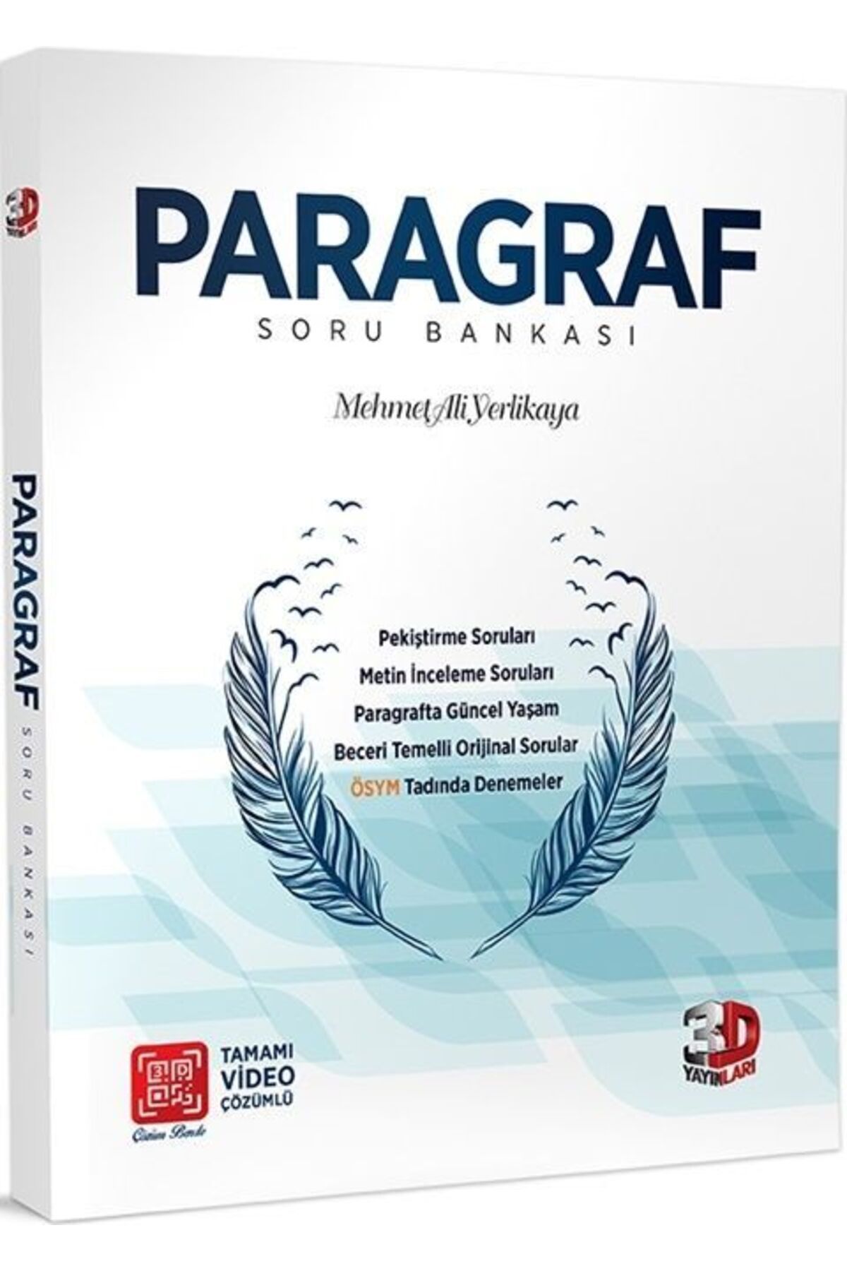 Ankara Kitap Merkezi Paragraf Tamamı Video Çözümlü Soru Bankası 3D Yayınları