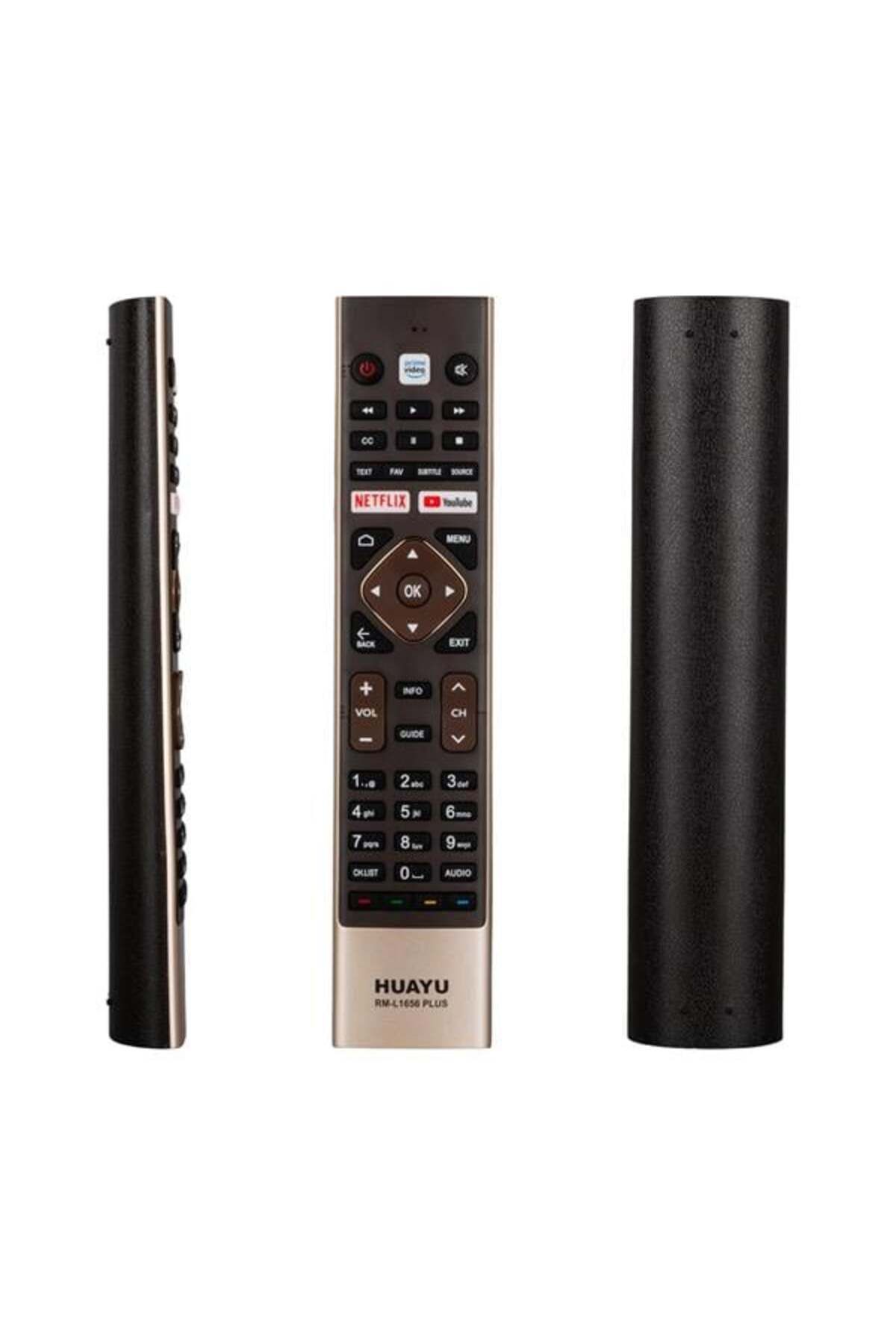 Genel Markalar Huayu Haier Rm-L1656 Plus Netflix-Youtube Tuşlu Lcd Led Tv Kumanda