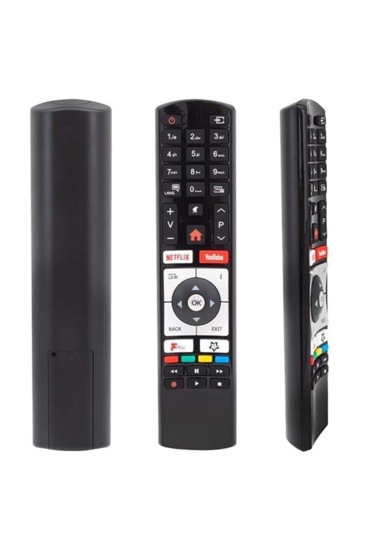 DENİZBİLİŞİM Vestel H0362B Netflix-Youtube Tuşlu Lcd Led Tv Kumanda
