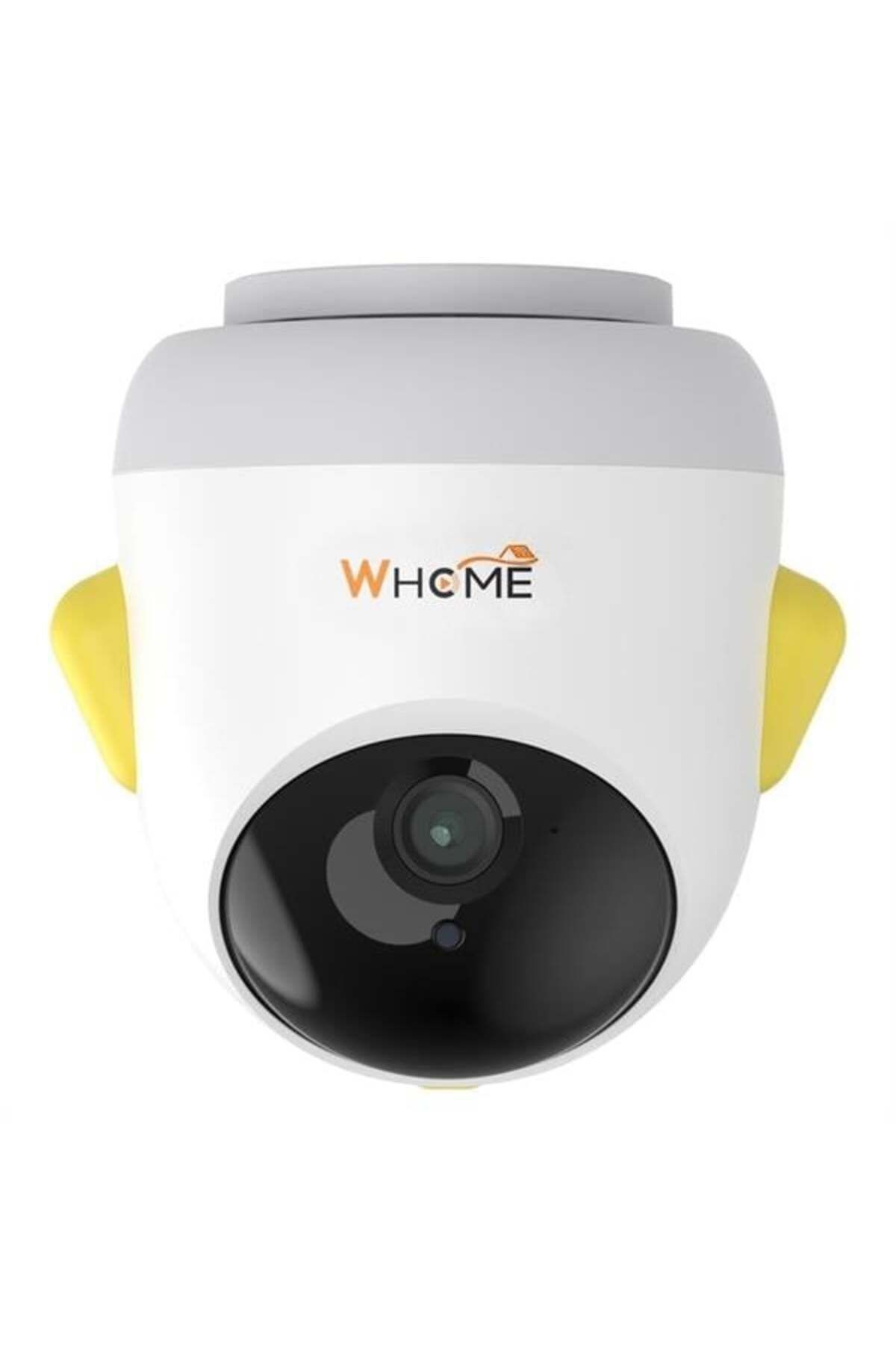 robotrend Whome Yapay Zeka Destekli 2K Ptz Gece Görüşlü Sarı Wifi Bebek Güvenlik Kamerası