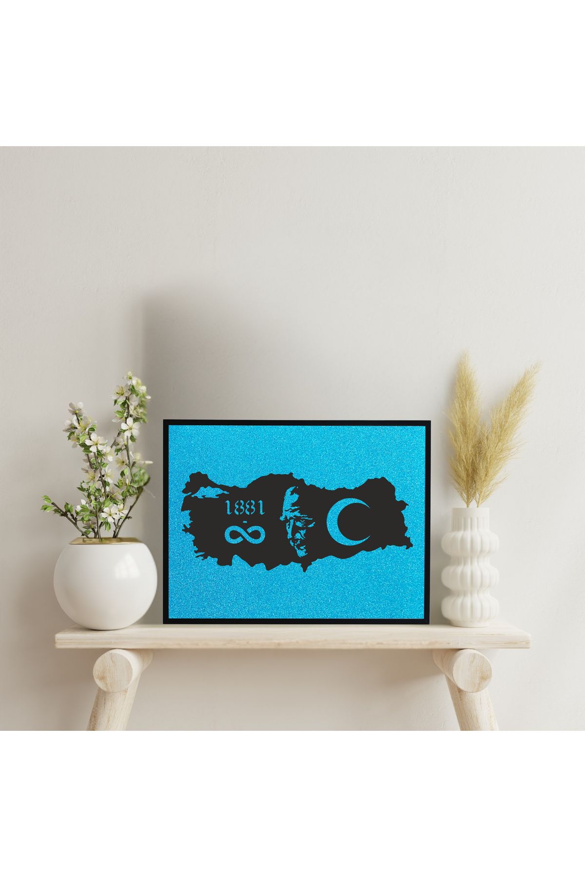 Grand Fine Art Çerçeveli Sim Karton Üzeri Mdf Atatürk